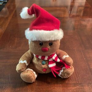 Sears Charity 2004 Christmas Plush Gingerbread Man Bean Bag Toy Ginger B…